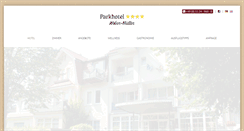 Desktop Screenshot of harz-parkhotel.de